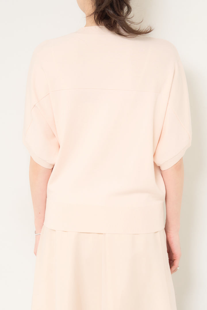 ドルマンショートスリーブニット