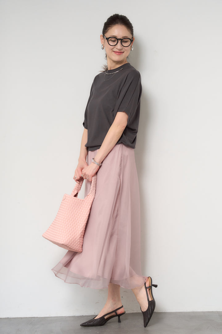 シアーチュールフレアスカート