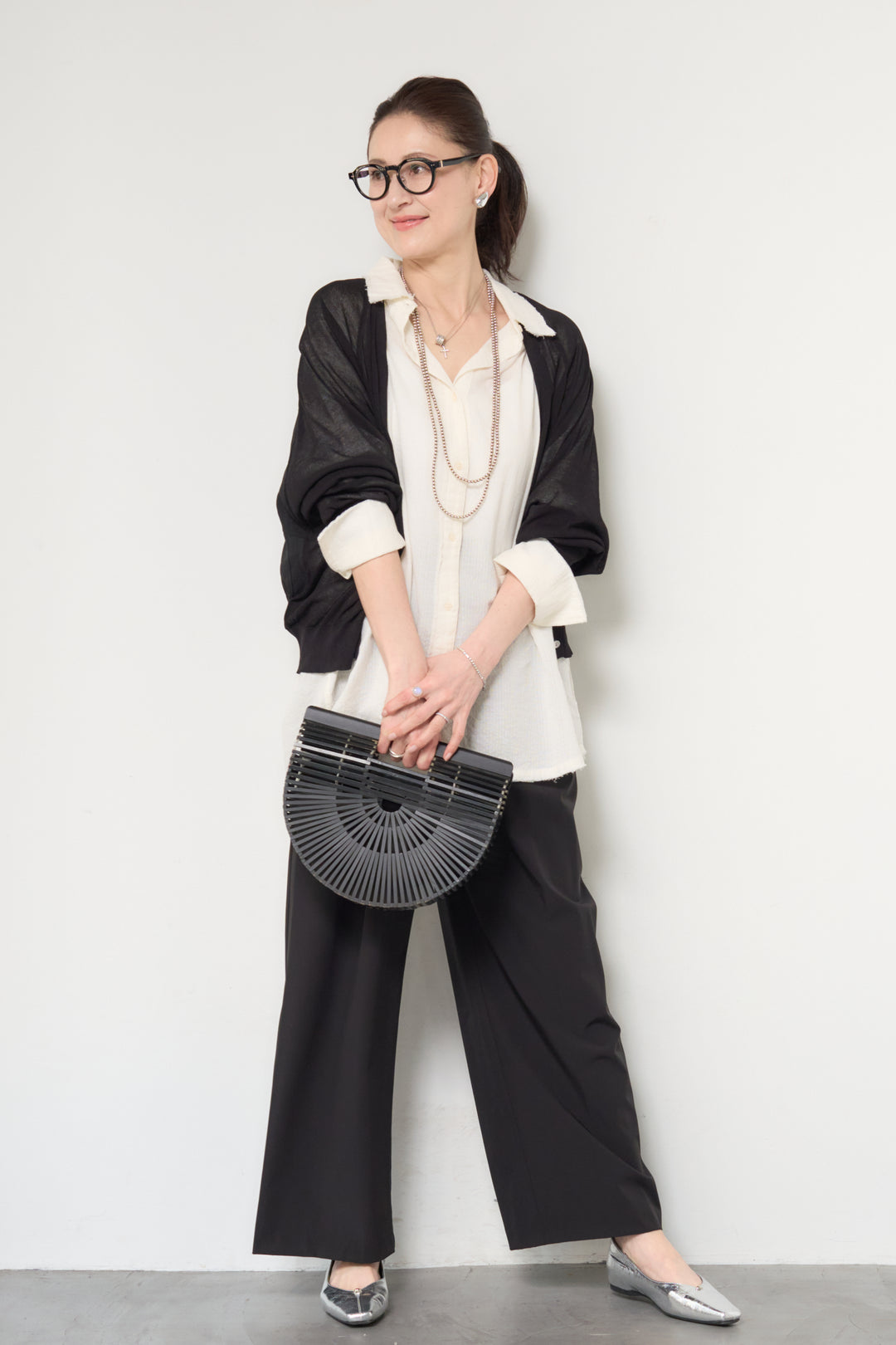 カットオフドビーシャツ