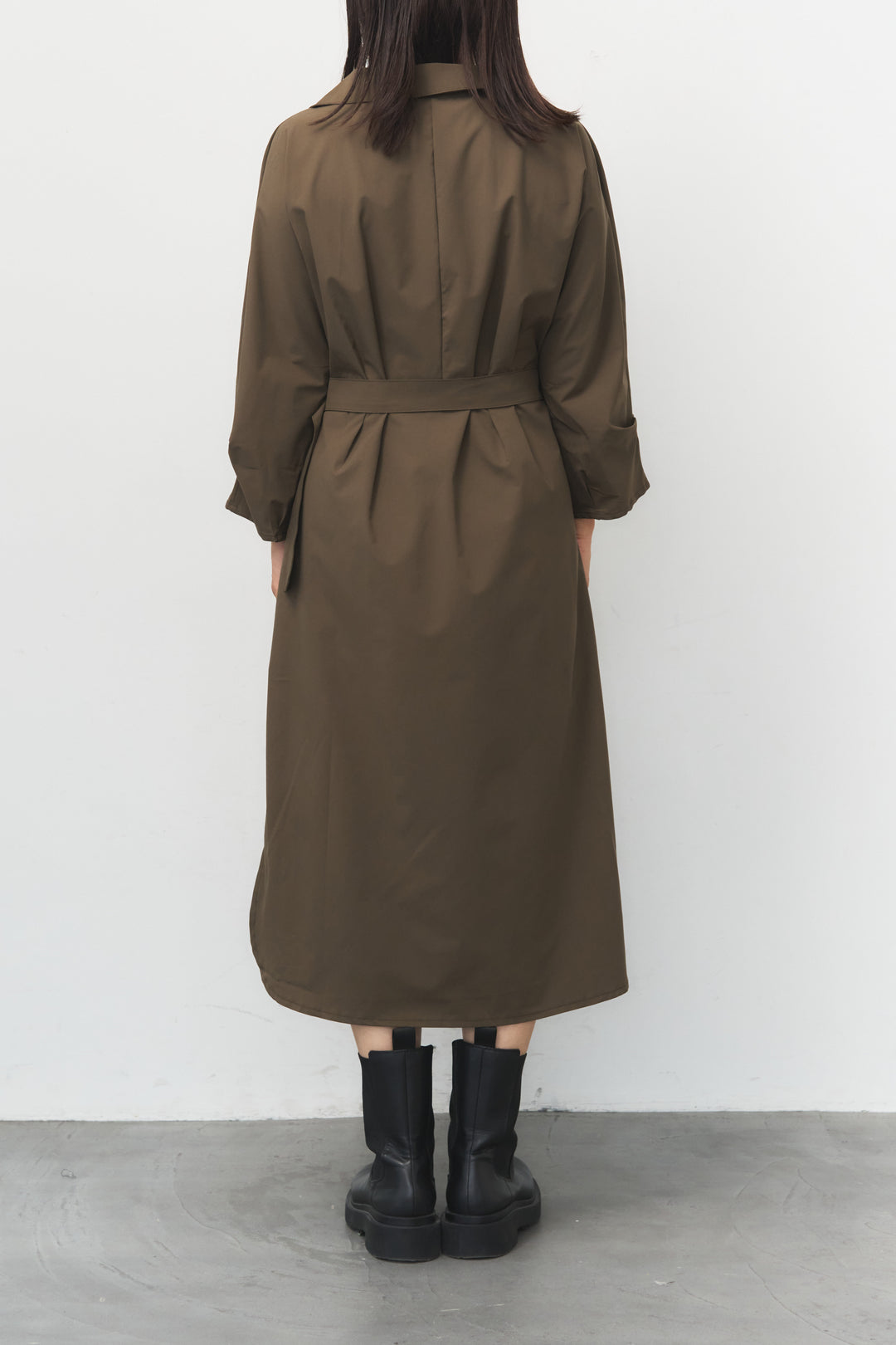 トレンチライク シャツワンピース