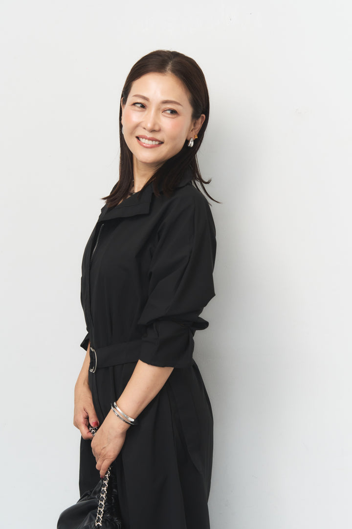 トレンチライク シャツワンピース
