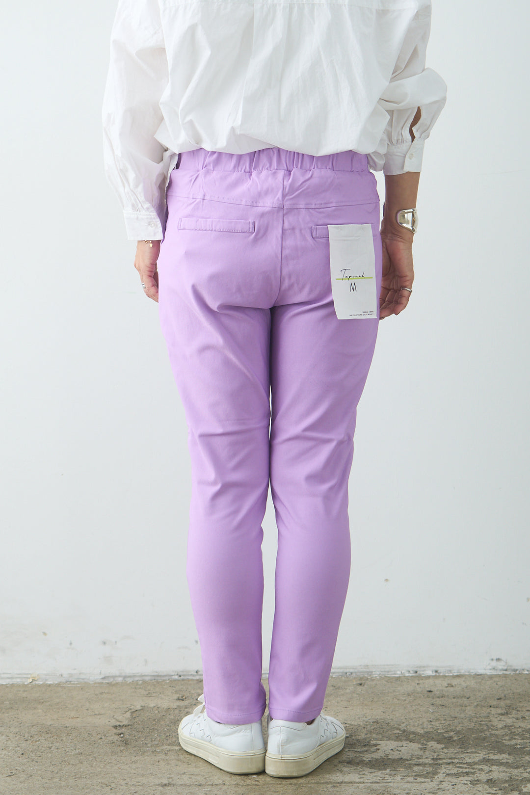 Fleece-lined tapered pants